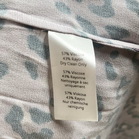 Rachel Antonoff Leopard Mixed Print Willow Wrap Dress Sz Medium - Picture 6 of 6